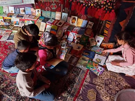 نمایشگاه کتاب در ییلاقات عشایری