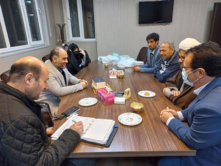 دیدار با فرماندار شهرستان خداآفرین و ارائه گزارش کار کتابخانه عمومی