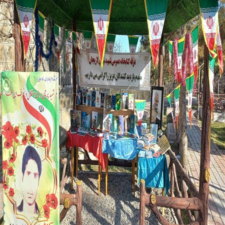 ایجاد غرفه کتابخوانی در پارک جنگلی