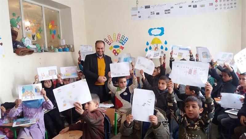 اجرای مسابقه نقاشی در مدارس
